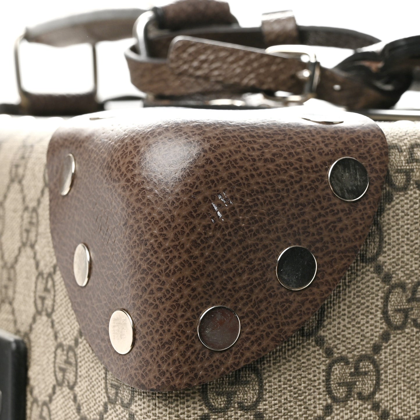 Supreme Monogram Globe-Trotter Carry-On Brown
