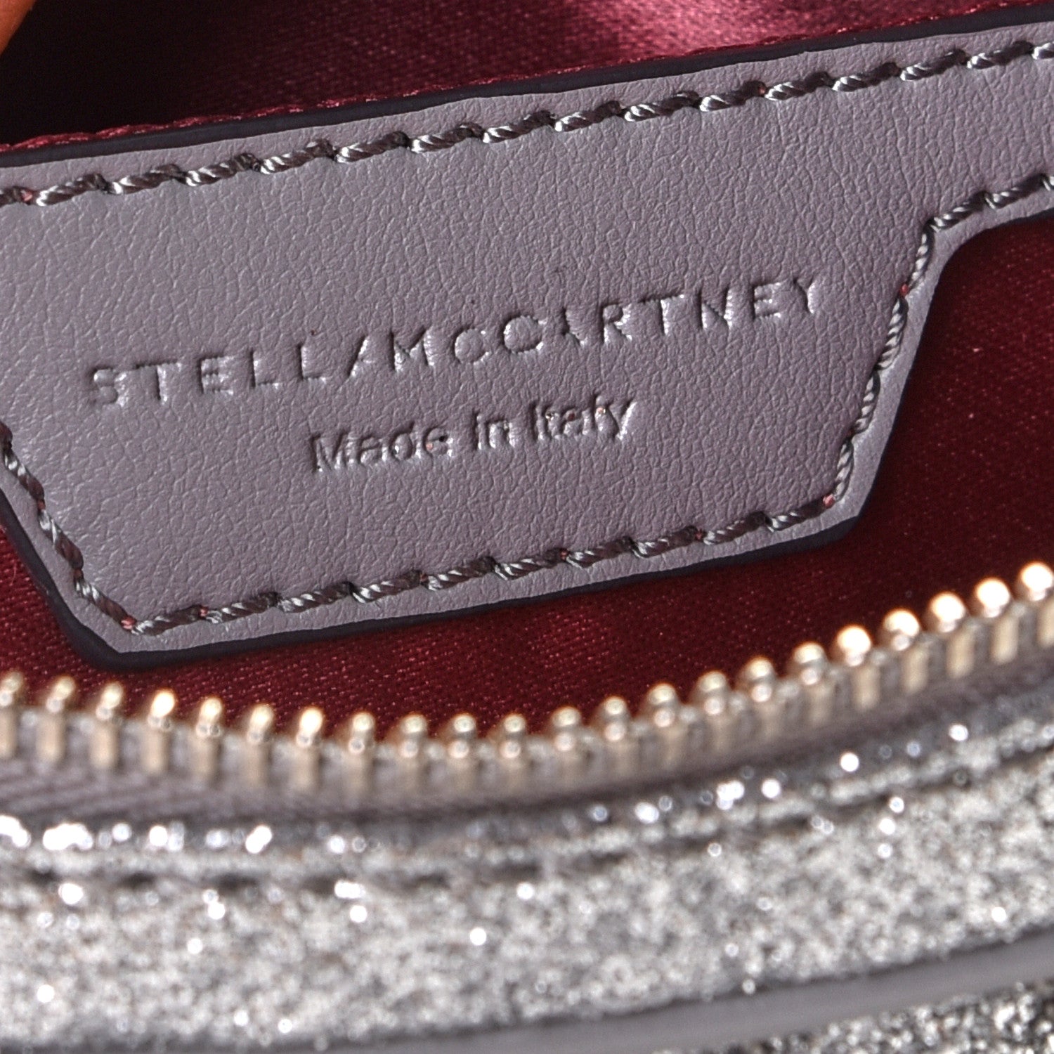 Stella McCartney Glitter Star Patch Shoulder Bag Silver 6 of 10