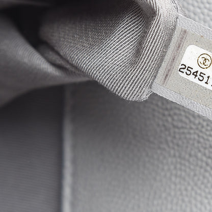 Chanel Caviar Quilted Large Urban Companion Top Handle Shopping Tote Grey 7 of 9