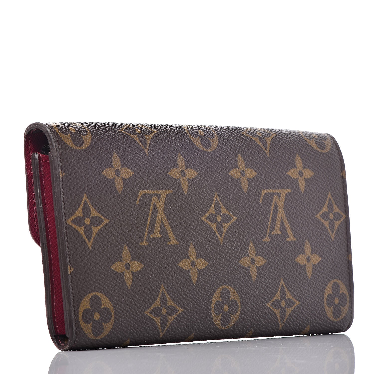Louis Vuitton Monogram Emilie Wallet Fuchsia 3 of 12