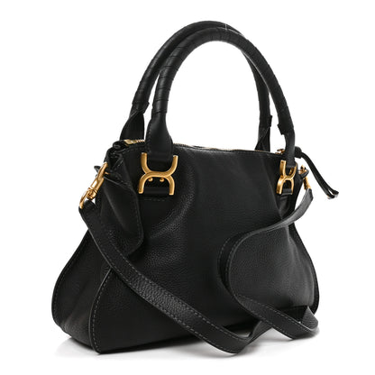 Chloe Calfskin Medium Marcie Satchel Black 3 of 10