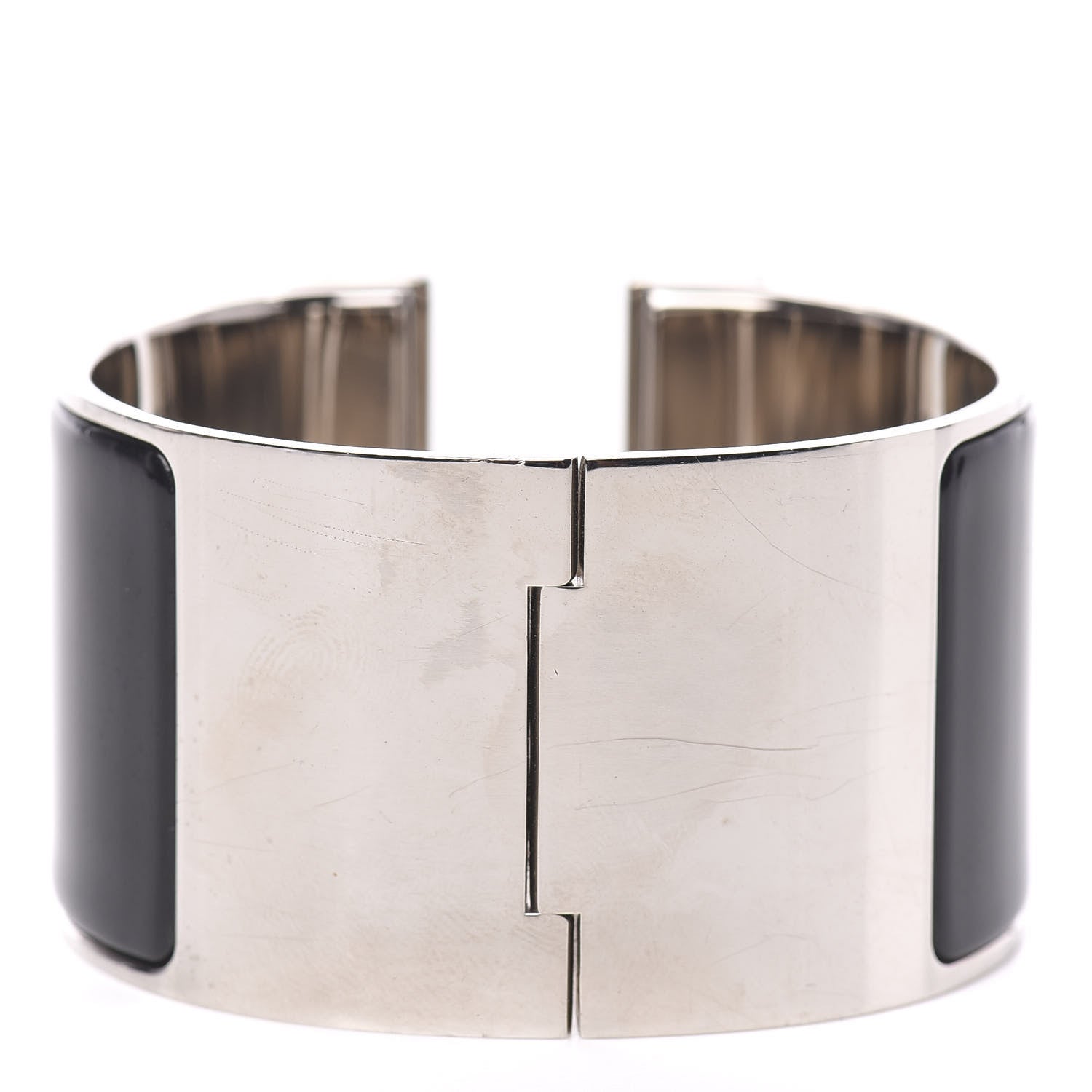 Hermes Enamel Extra Wide Clic Clac H Bracelet PM Black 3 of 6