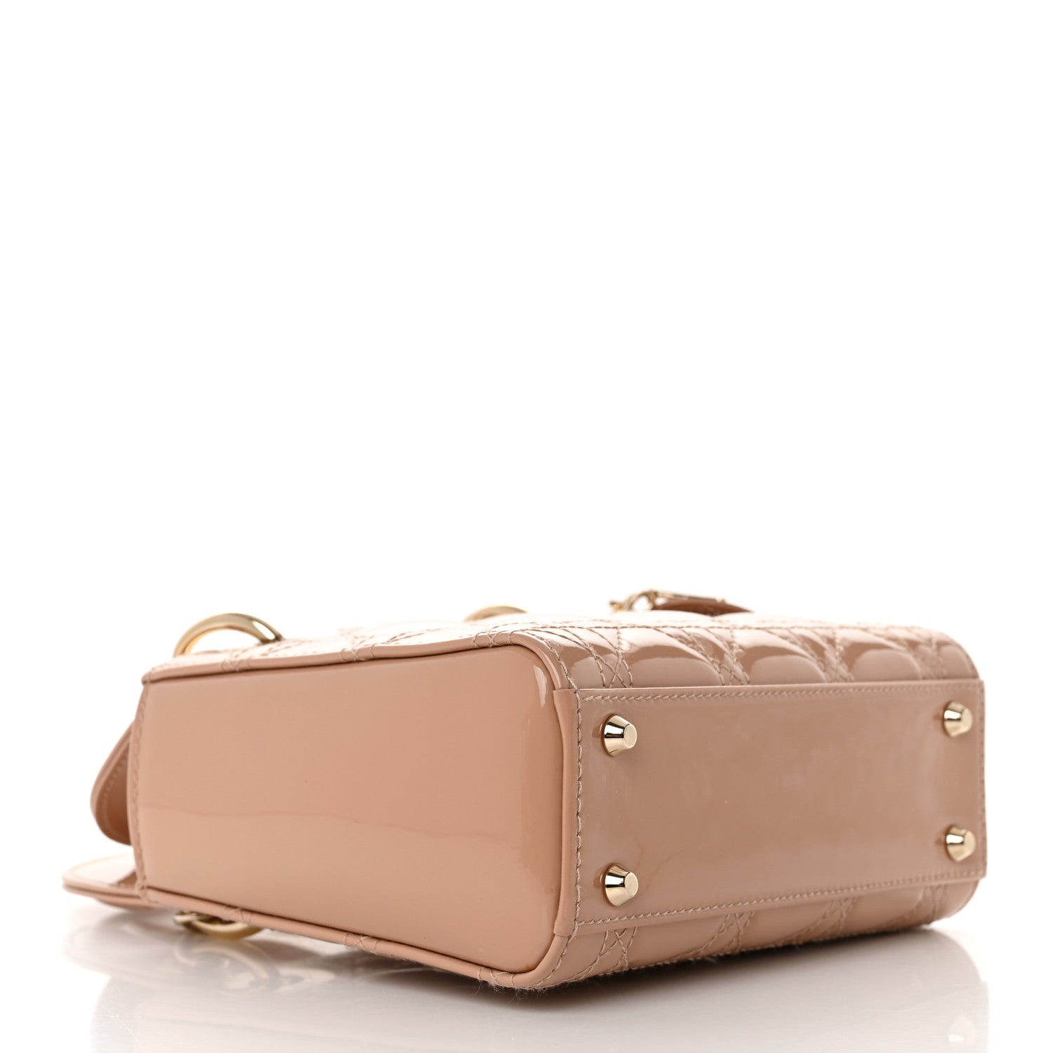 Christian Dior Patent Cannage Mini Lady Dior Light Pink 4 of 12