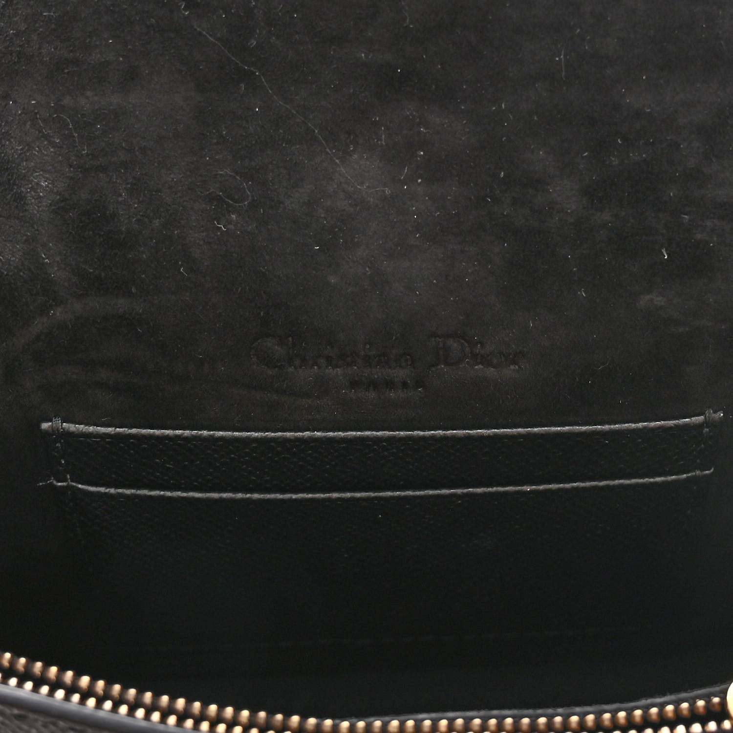 Christian Dior Grained Calfskin Saddle Belt Bag Black 6 of 13