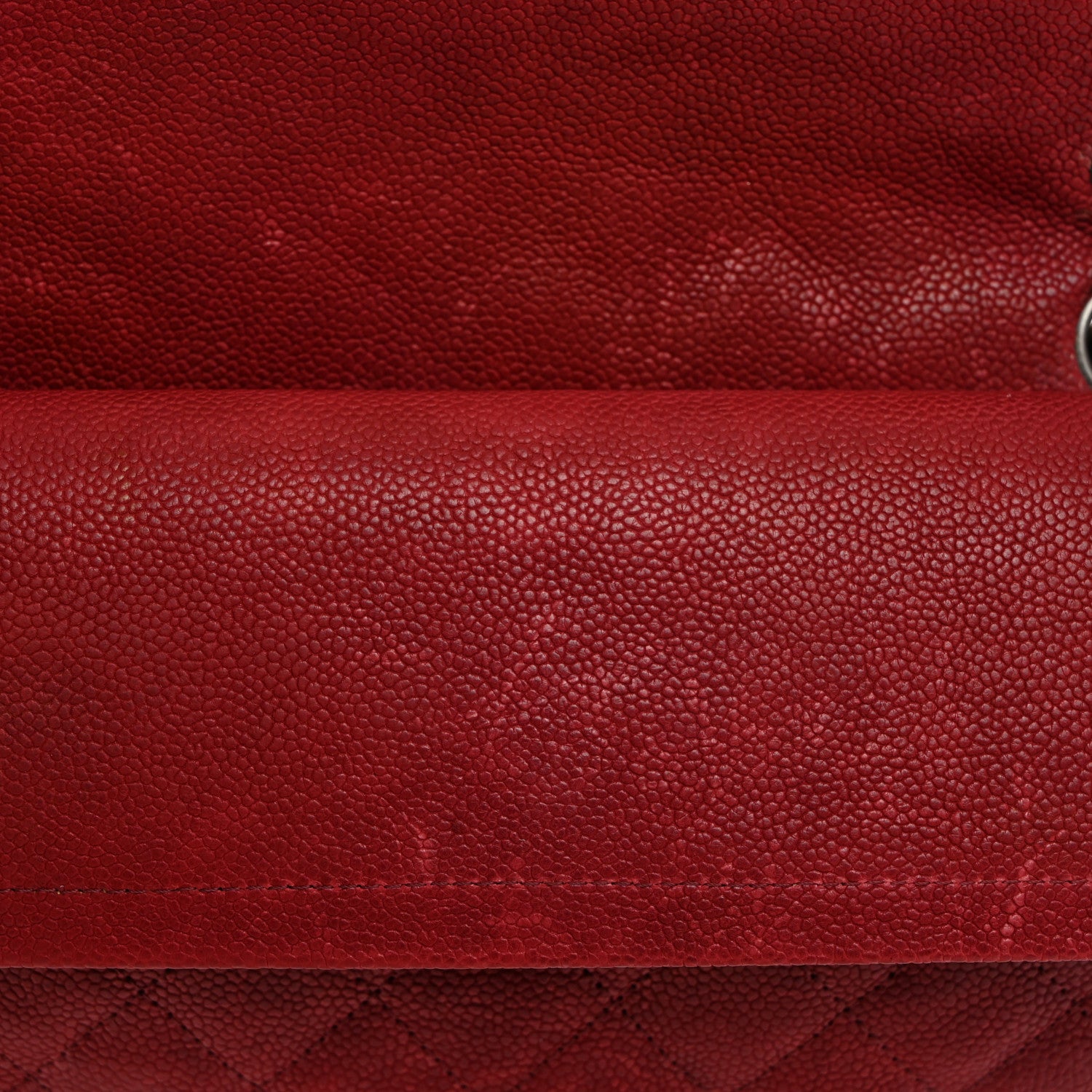 Chanel Washed Caviar Quilted 2.55 Reissue 225 Bijoux Chain Flap Red 13 of 16