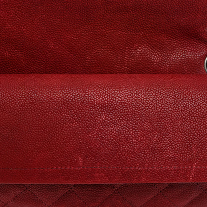 Chanel Washed Caviar Quilted 2.55 Reissue 225 Bijoux Chain Flap Red 13 of 16