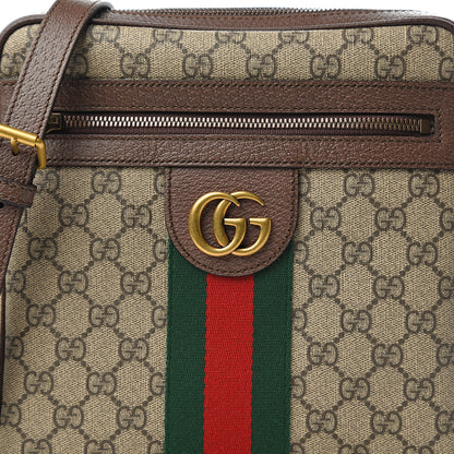 Gucci GG Supreme Monogram Web Small Ophidia Messenger Bag Brown 9 of 9