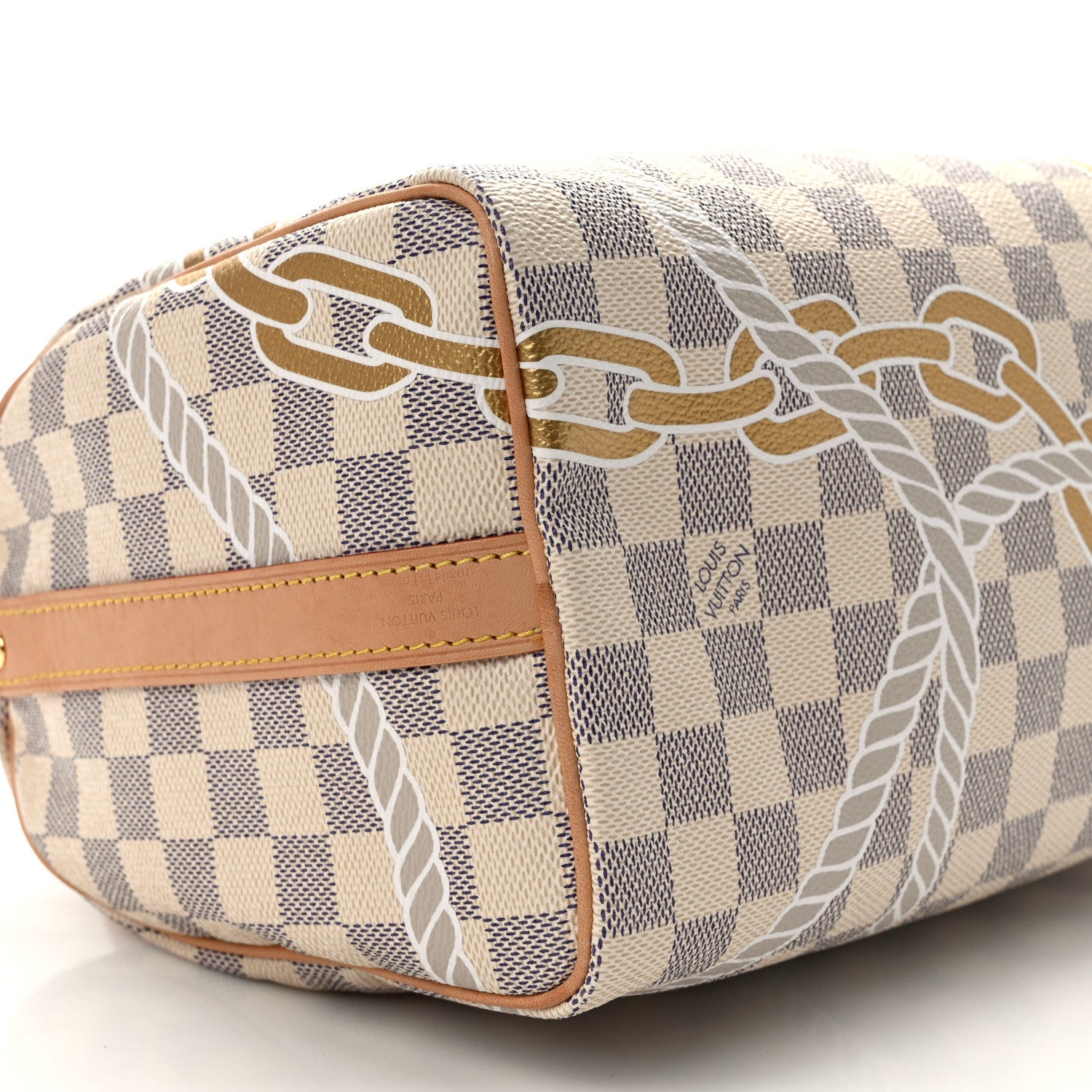 Louis Vuitton Damier Azur Nautical Speedy Bandouliere 25 8 of 13