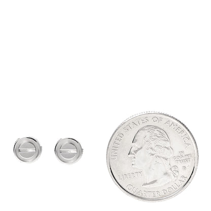 Cartier 18K White Gold LOVE Earrings 2 of 6
