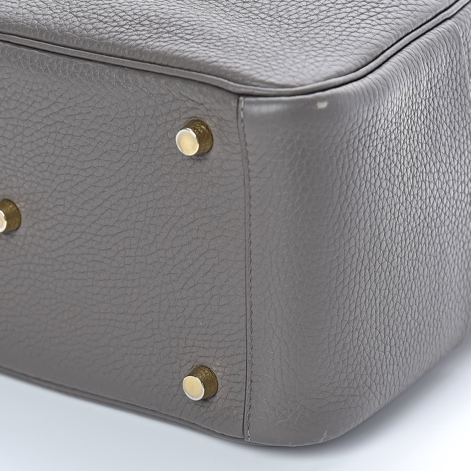 Hermes Taurillon Clemence Lindy 26 Etain 9 of 11