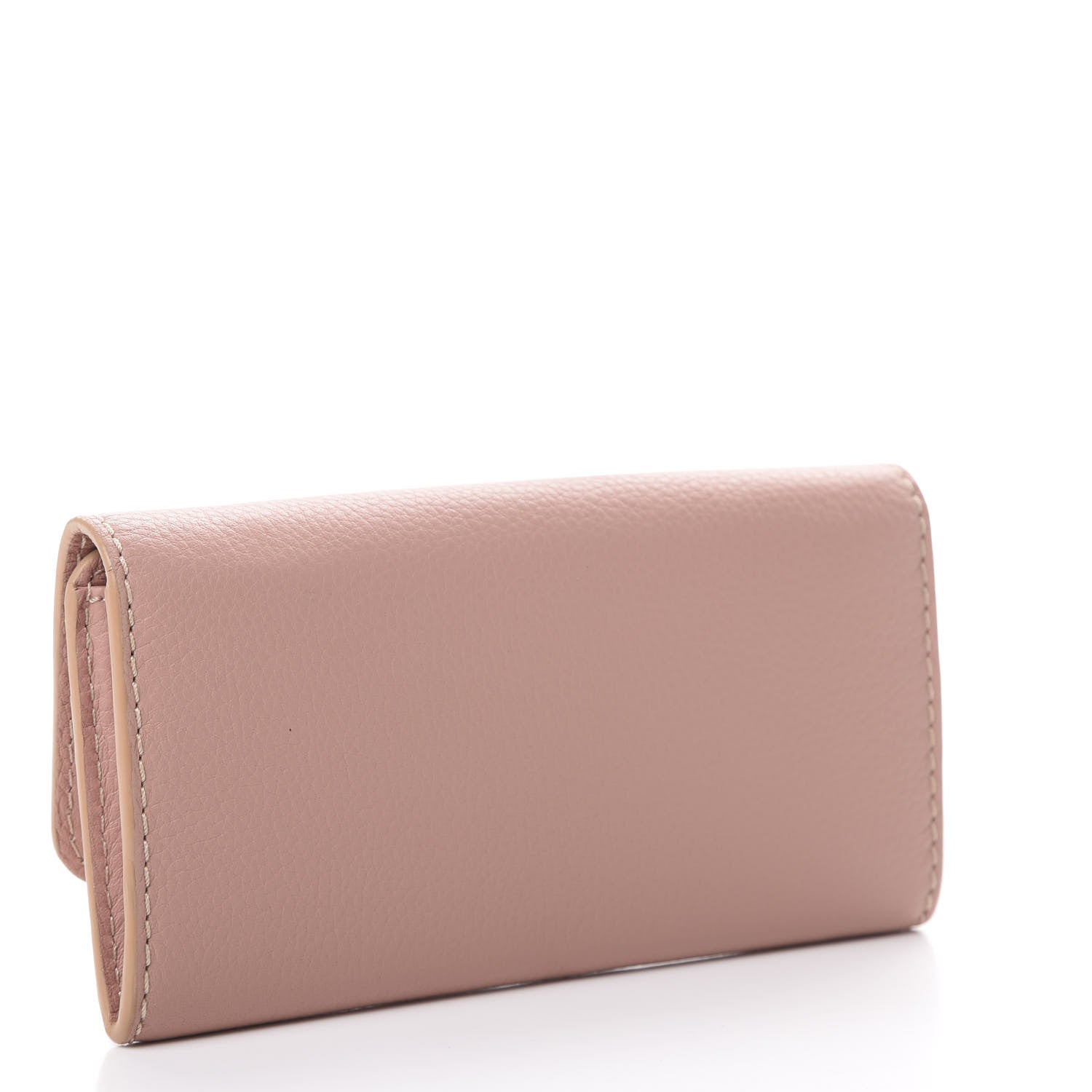 Chloe Calfskin Marcie Long Continental Flap Wallet Fallow Pink 2 of 8