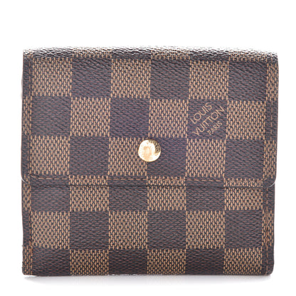 Louis Vuitton Damier Ebene Elise Wallet 1 of 8