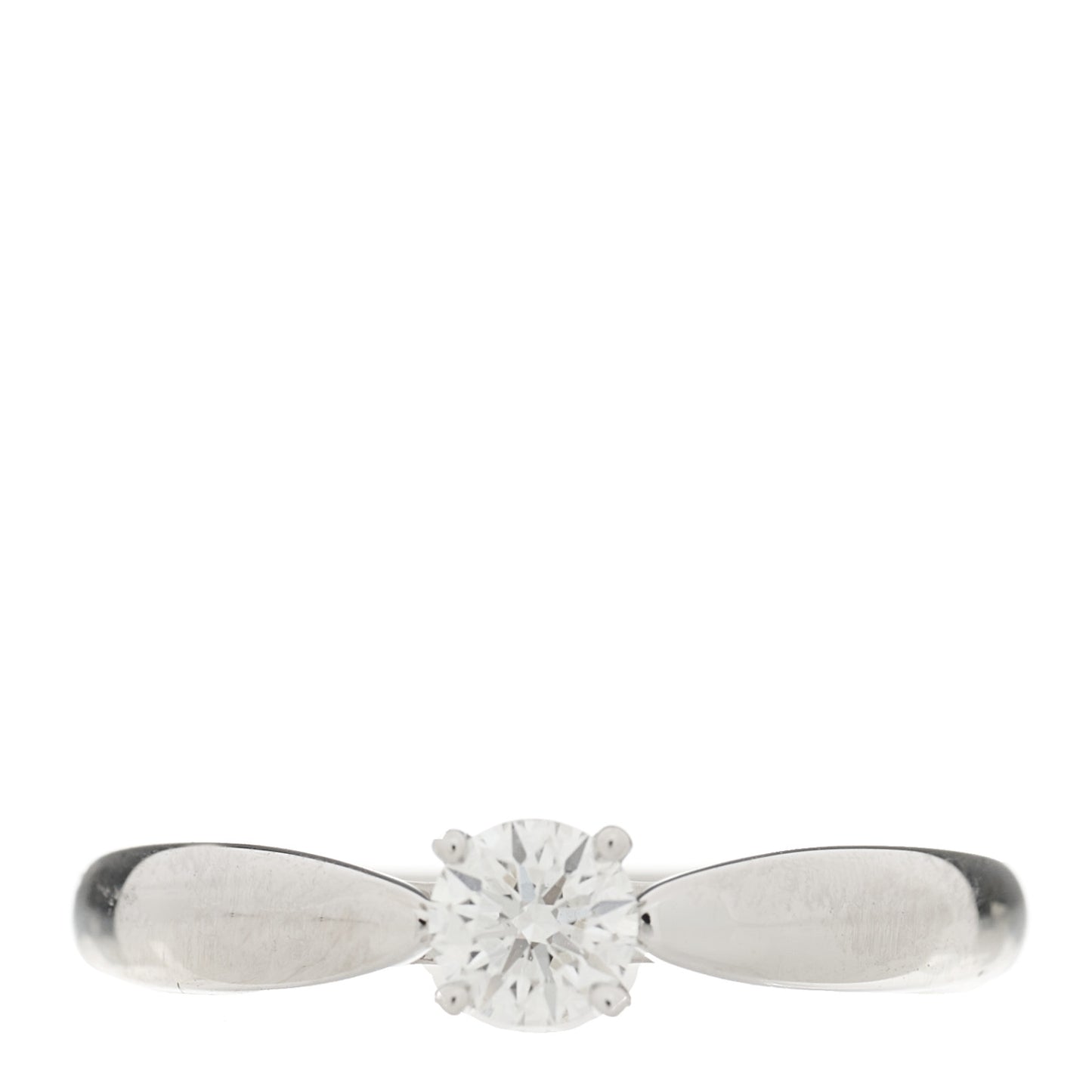 Platinum Diamond .25ct Harmony Solitaire Engagement Ring 50 5.5