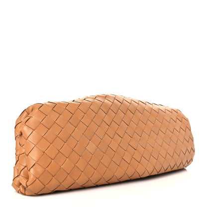 Bottega Veneta Nappa Maxi Intrecciato The Pouch Oversized Clutch Caramel 4 of 9