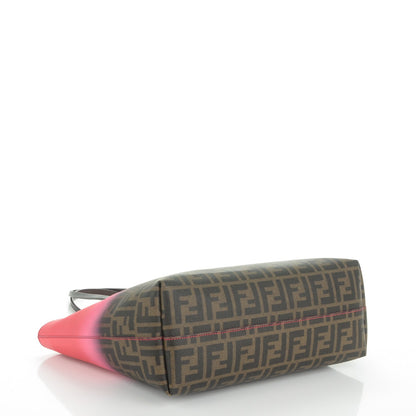 Fendi Zucca Spalmati Ombre Small Roll Tote Tobacco Ciclamino Moro 4 of 7