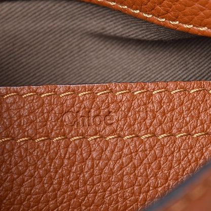 Chloe Calfskin Medium Marcie Round Crossbody Bag Tan 7 of 8
