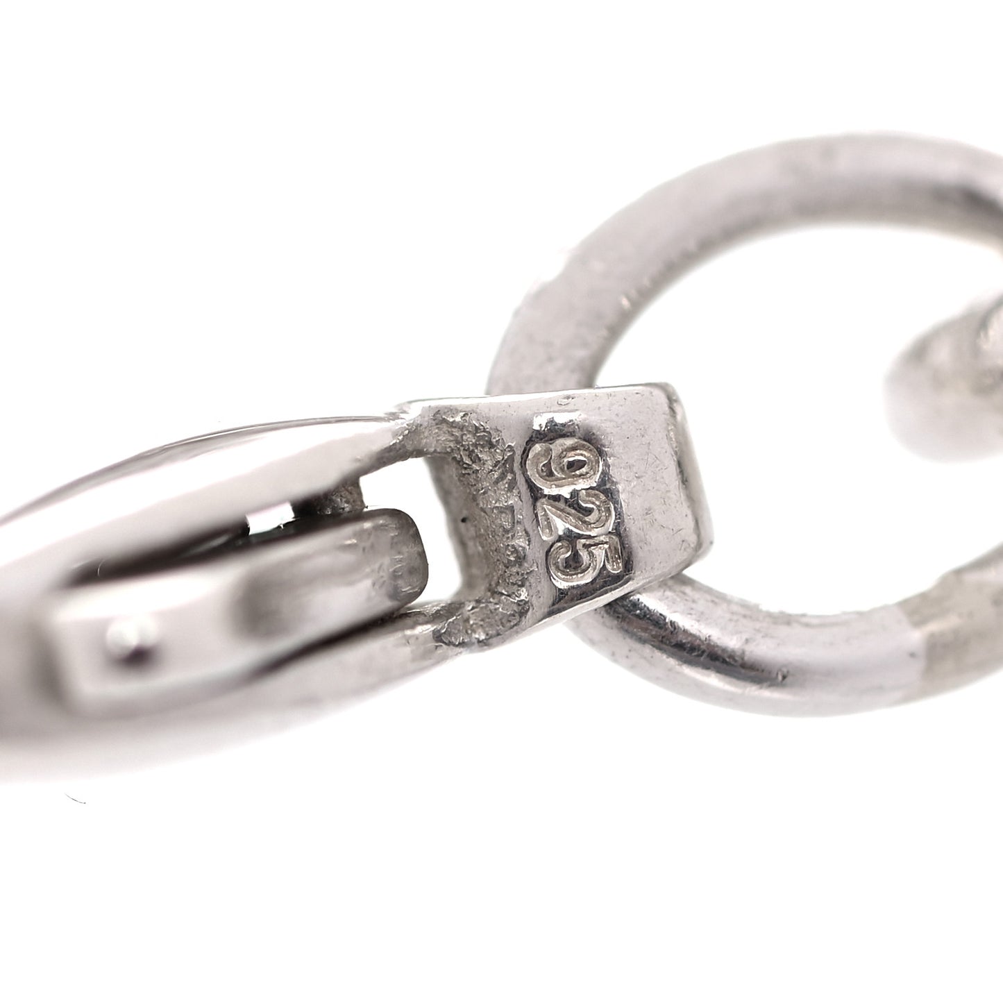 Sterling Silver Heart Tag Charm Bracelet