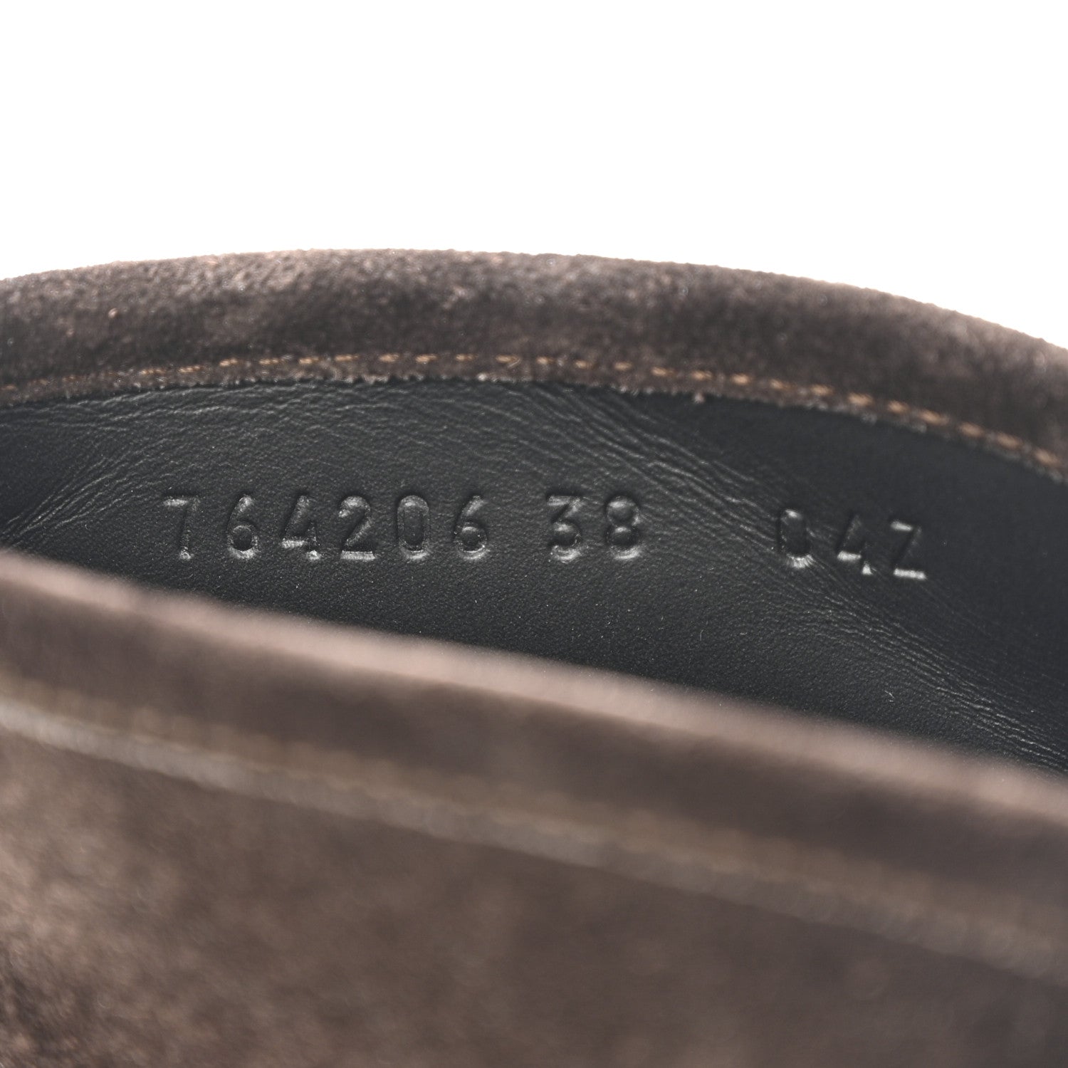 Gucci Suede Horsebit Ankle Boots 38 Dark Brown 9 of 9