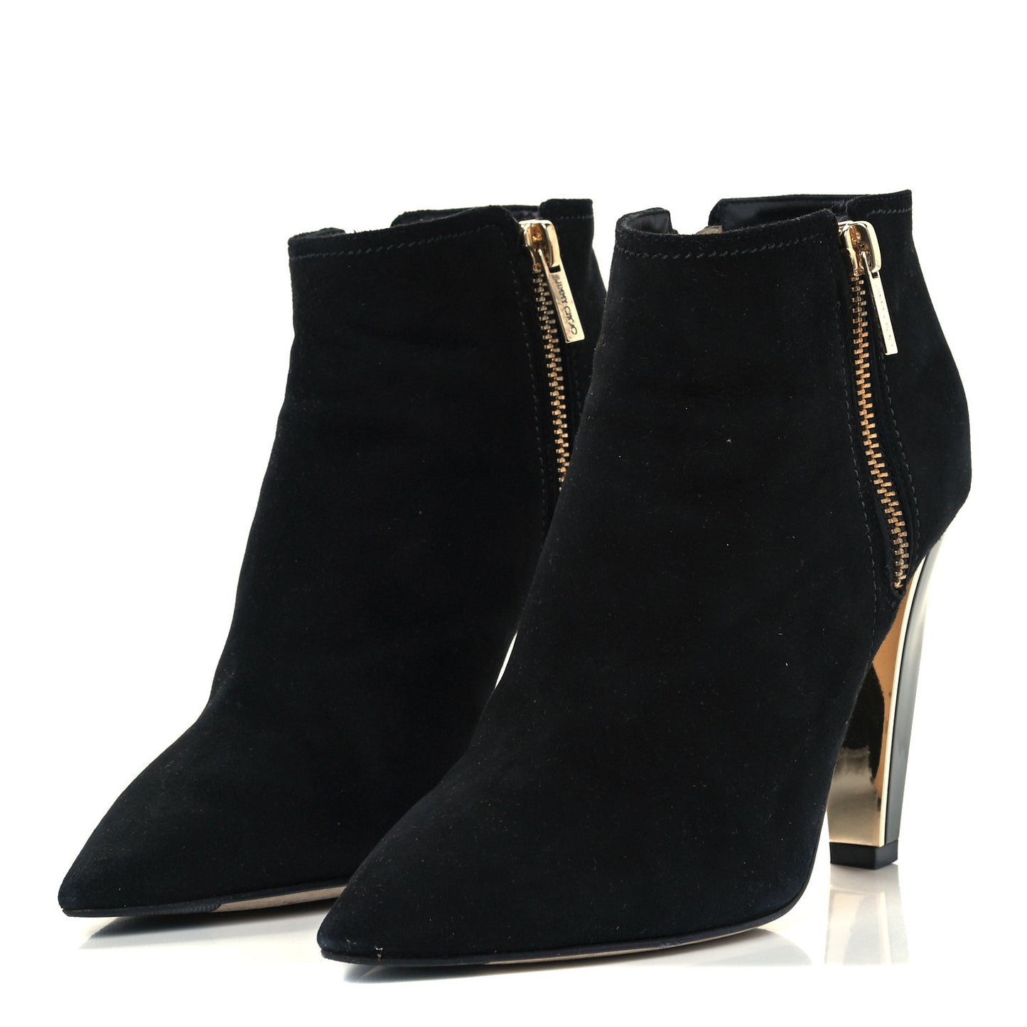 Suede Ankle Boots 36 Black