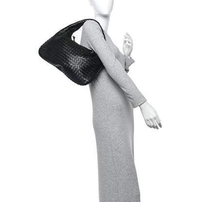 Bottega Veneta Nappa Intrecciato Medium Veneta Hobo Black 2 of 12