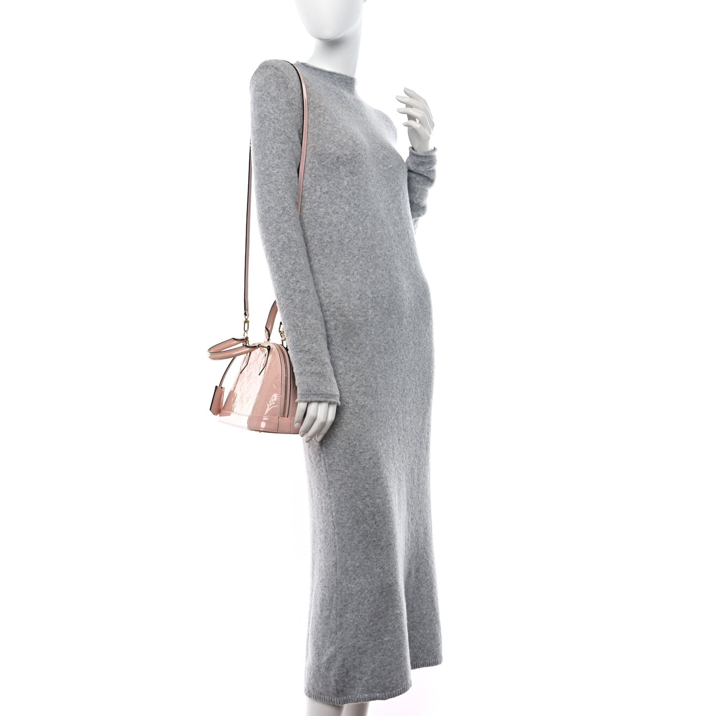 LOUIS VUITTON Vernis Alma BB Rose Ballerine