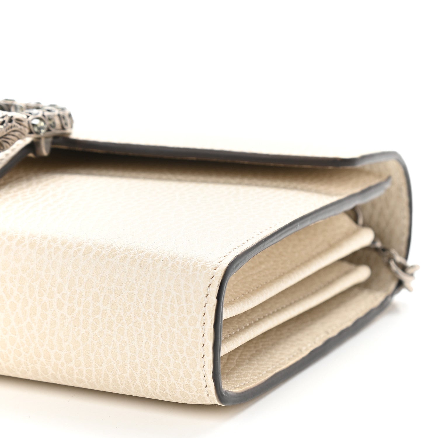 Gucci Dollar Calfskin Mini Dionysus Chain Wallet Mystic White 9 of 10