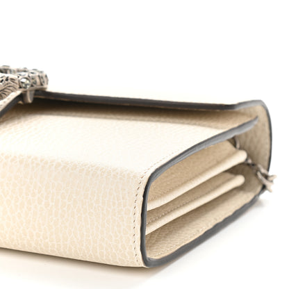 Gucci Dollar Calfskin Mini Dionysus Chain Wallet Mystic White 9 of 10