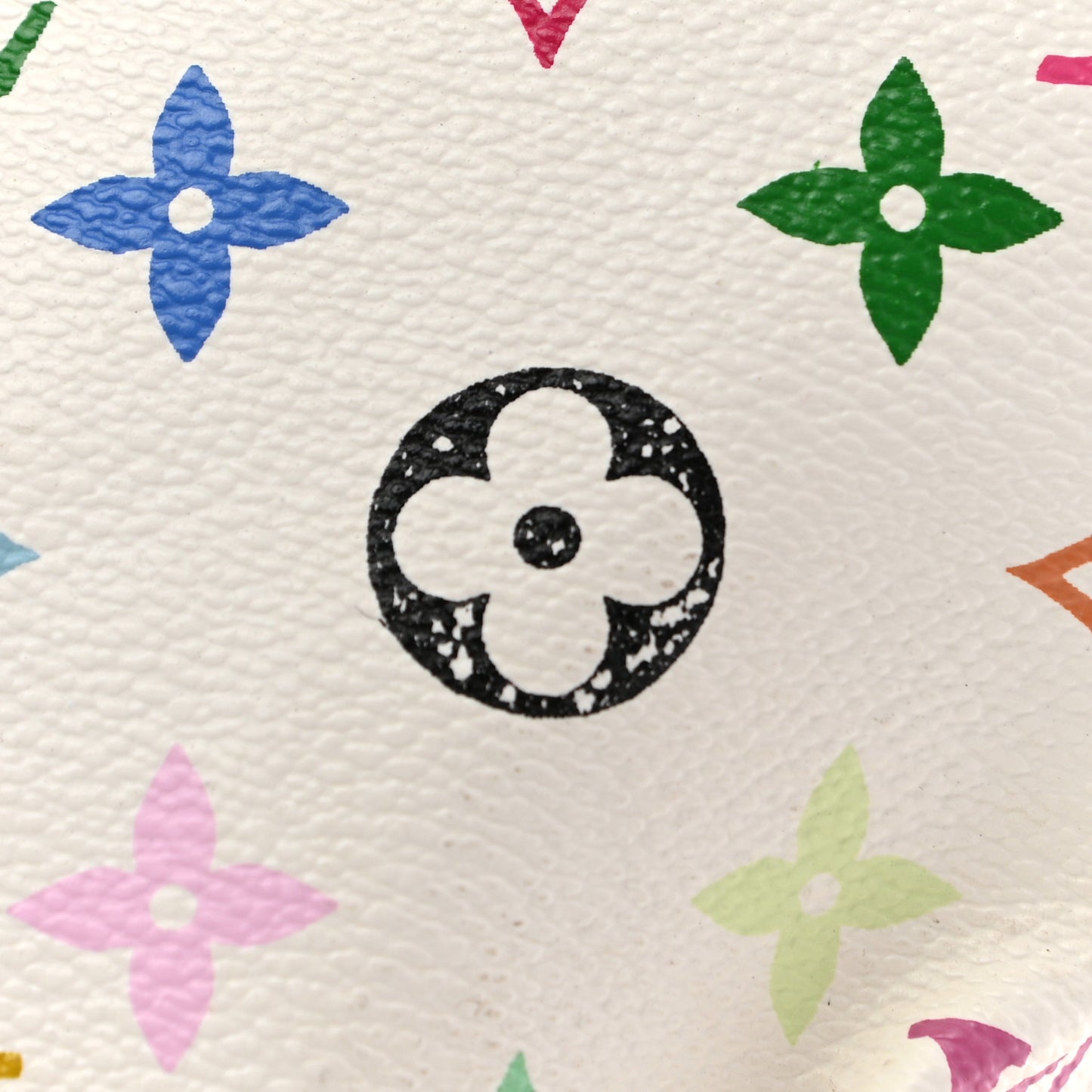 Monogram Multicolor Keepall 45 White