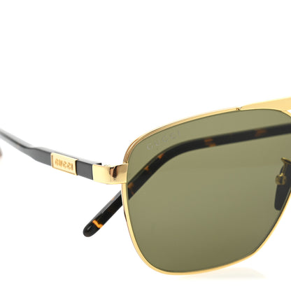 Gucci Metal Aviator Sunglasses GG1164S Gold 8 of 9