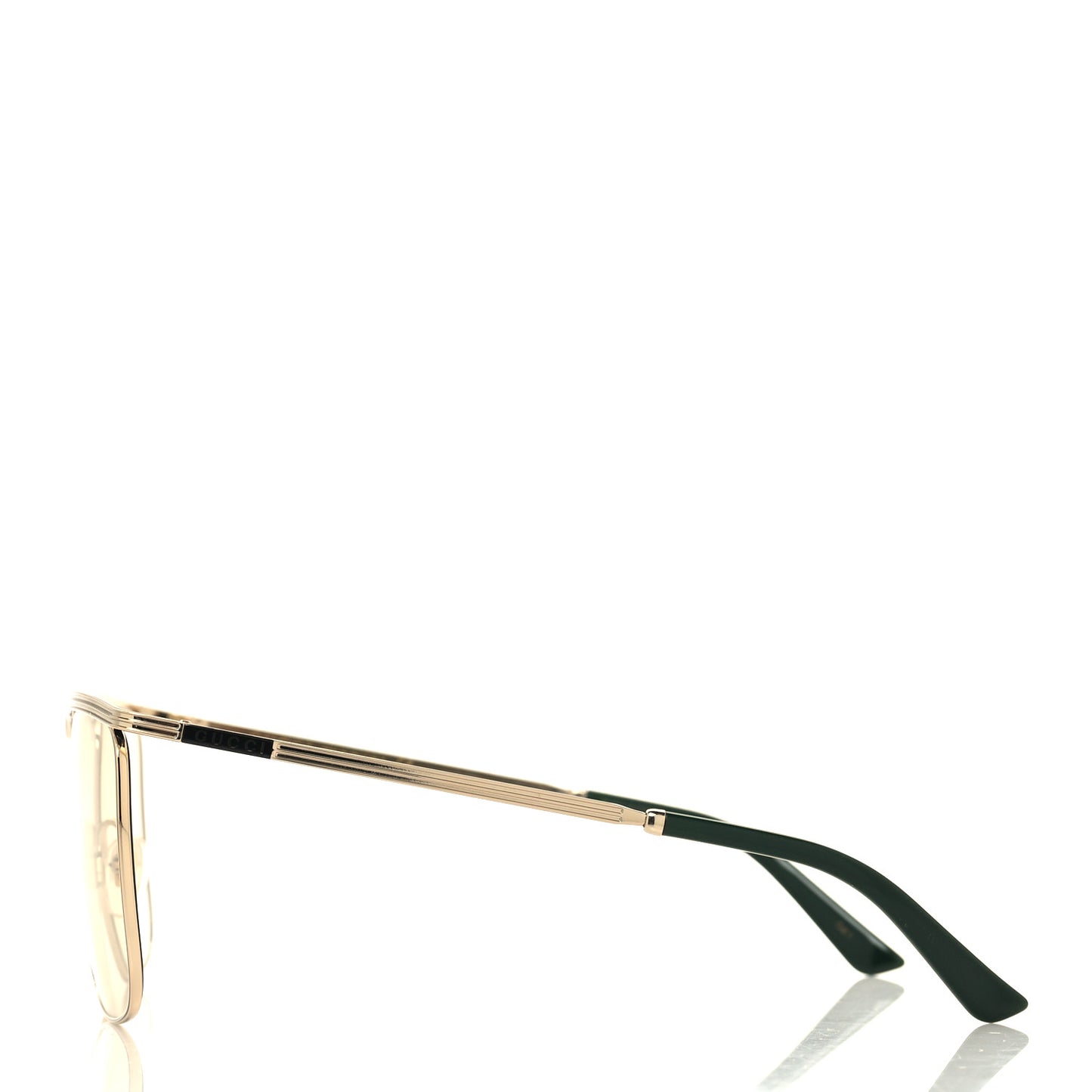 Metal Square Frame Sunglasses GG0821S Gold