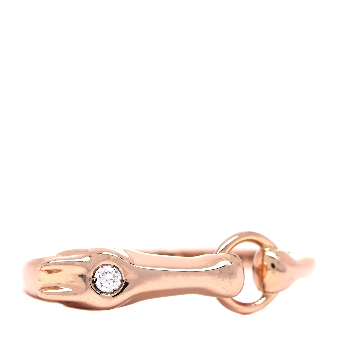 18K Rose Gold Diamond TPM Galop Ring 53 6.5