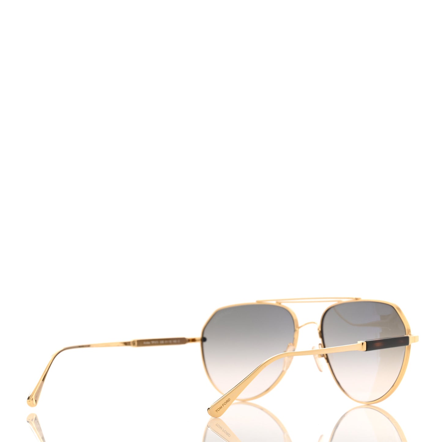 Metal Andes Pilot Sunglasses TF670 Gold