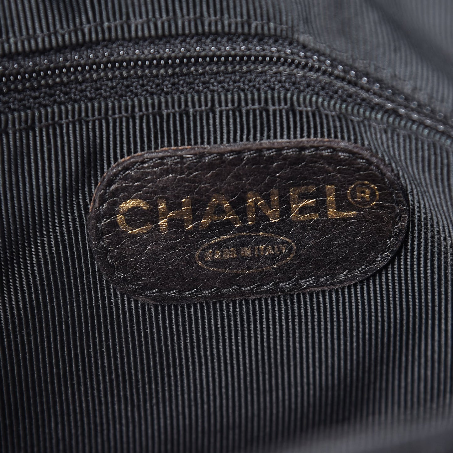 Lambskin Quilted Backpack Brown