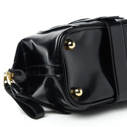 Balenciaga Patent Suede Sac Superb Black 6 of 11