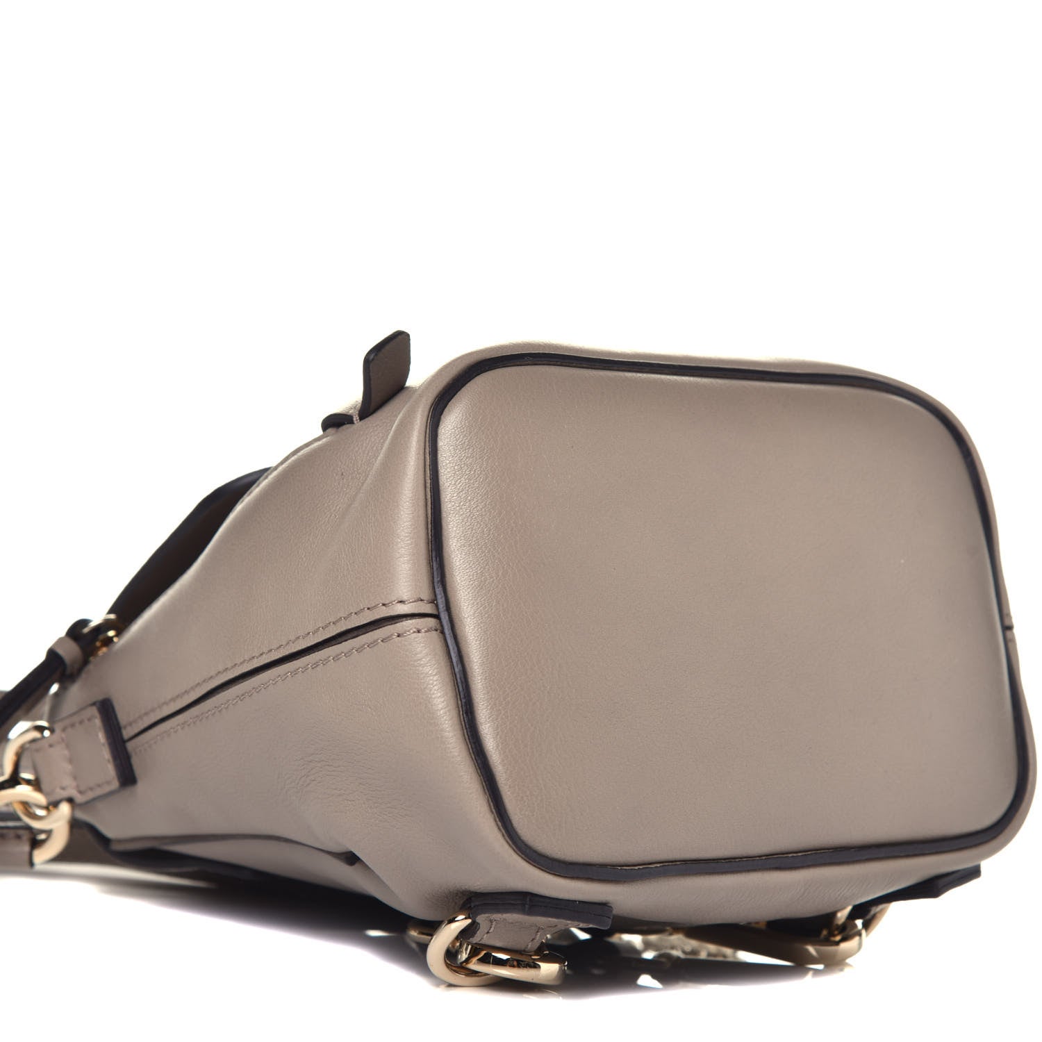 Chloe Suede Calfskin Mini Faye Backpack Motty Grey 7 of 8