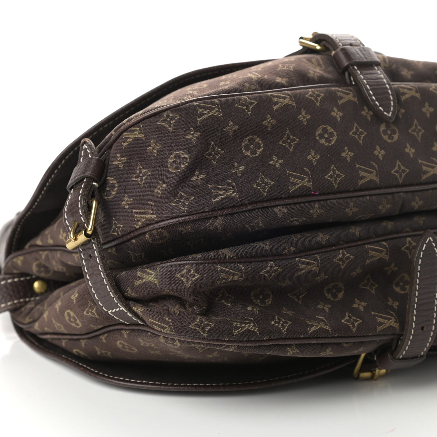 Louis Vuitton Monogram Mini Lin Saumur Ebene 8 of 9