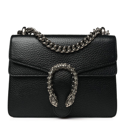 Gucci Calfskin Mini Dionysus Shoulder Bag Black 1 of 12