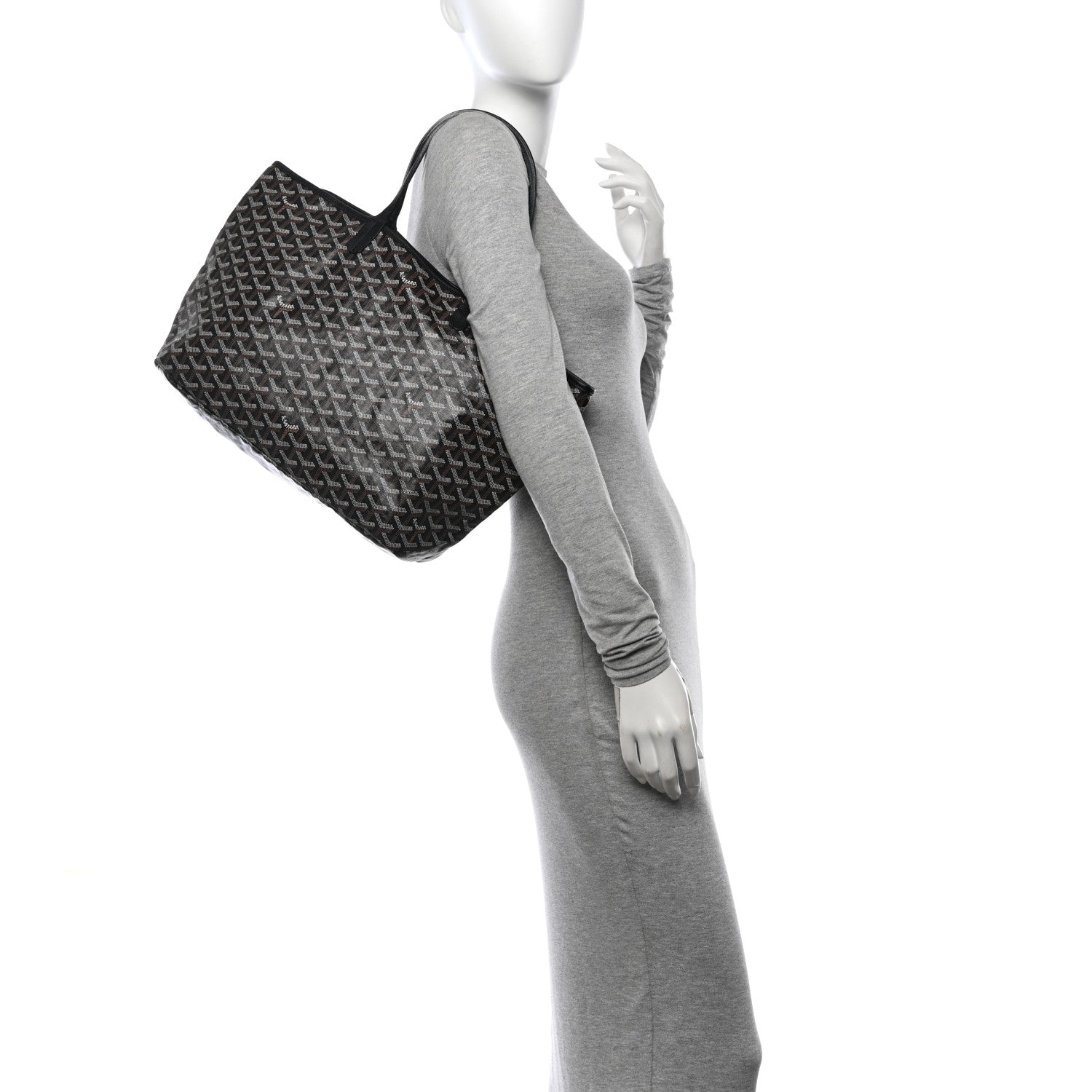 Goyard Goyardine Saint Louis PM Black 2 of 12