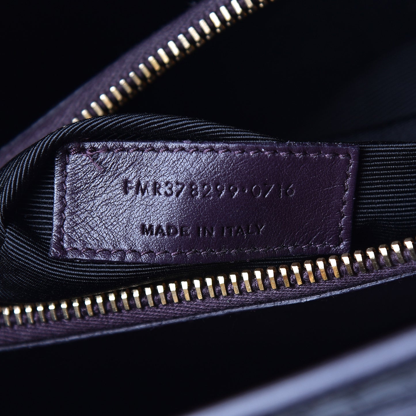 Calfskin Crocodile Embossed Small Sac De Jour Prune