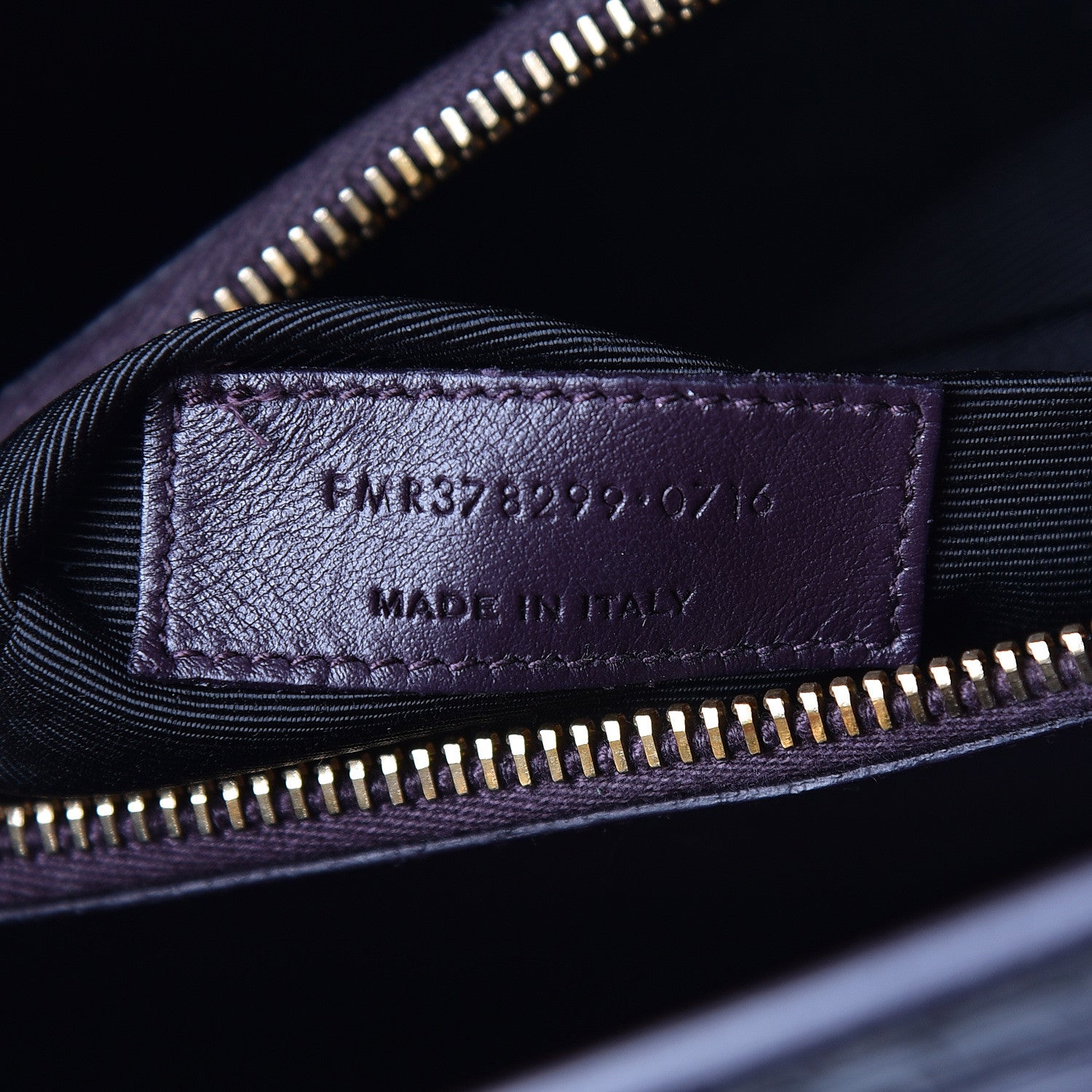 Saint Laurent Calfskin Crocodile Embossed Small Sac De Jour Prune 7 of 11