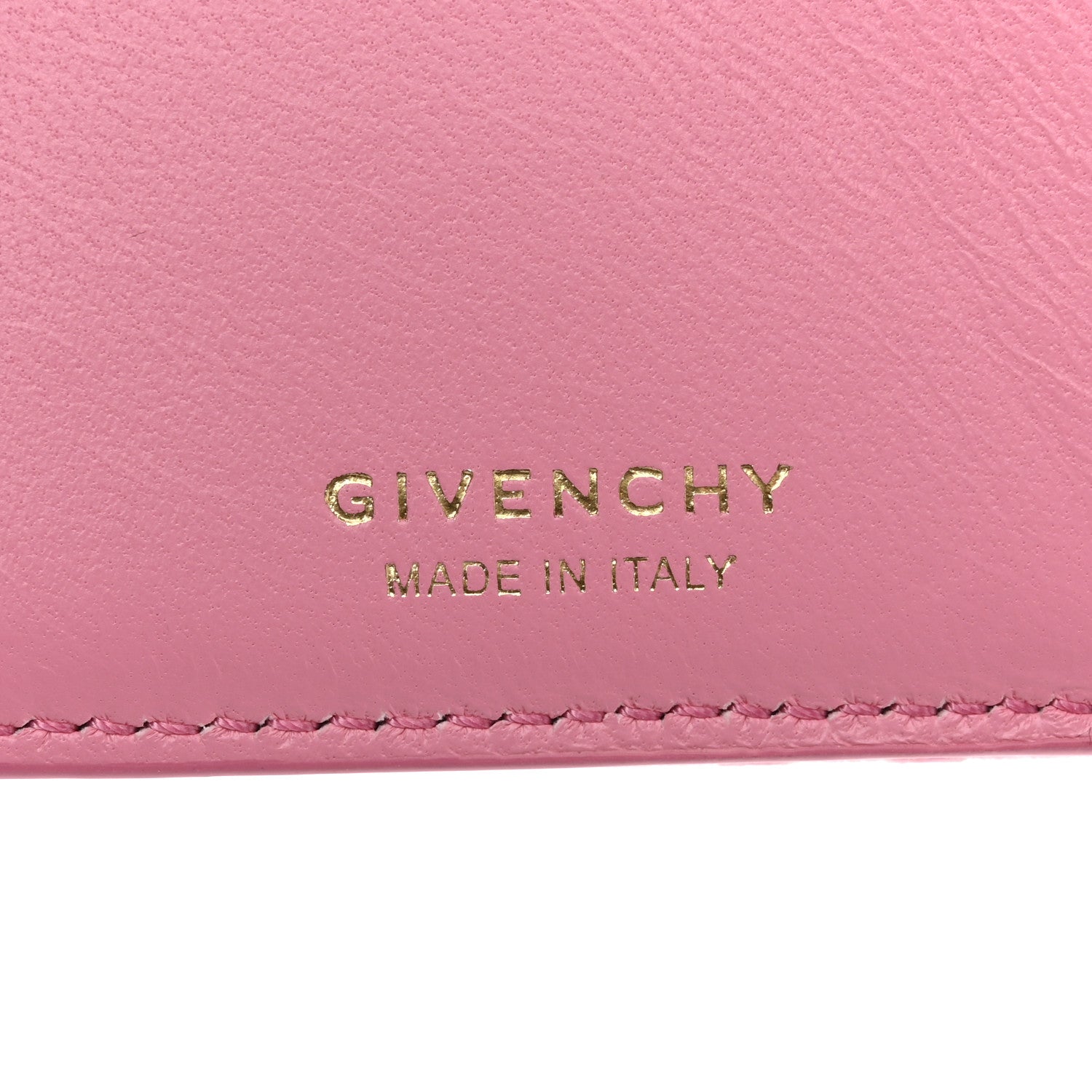 Givenchy Embroidered Canvas 4G Logo G-Cut Bi-Fold Wallet Bright Pink 6 of 9