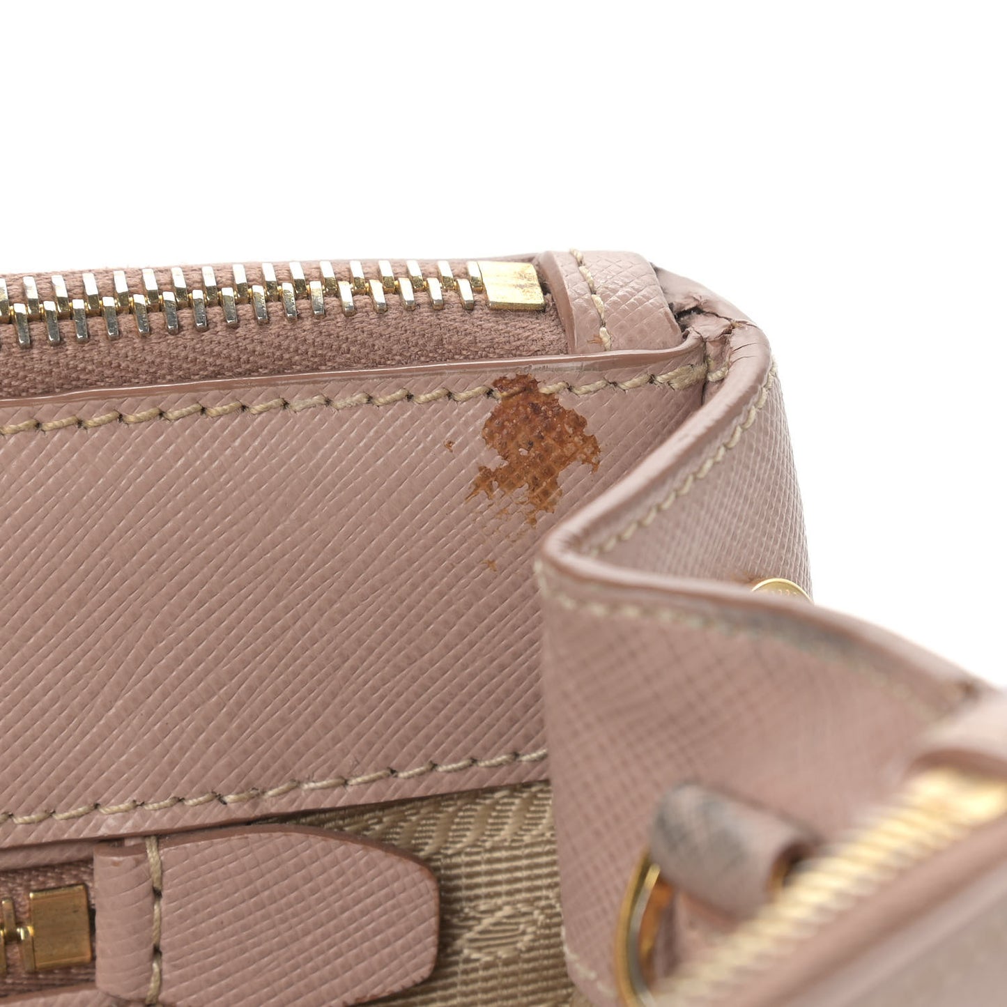 Saffiano Small Galleria Double Zip Tote Cammeo