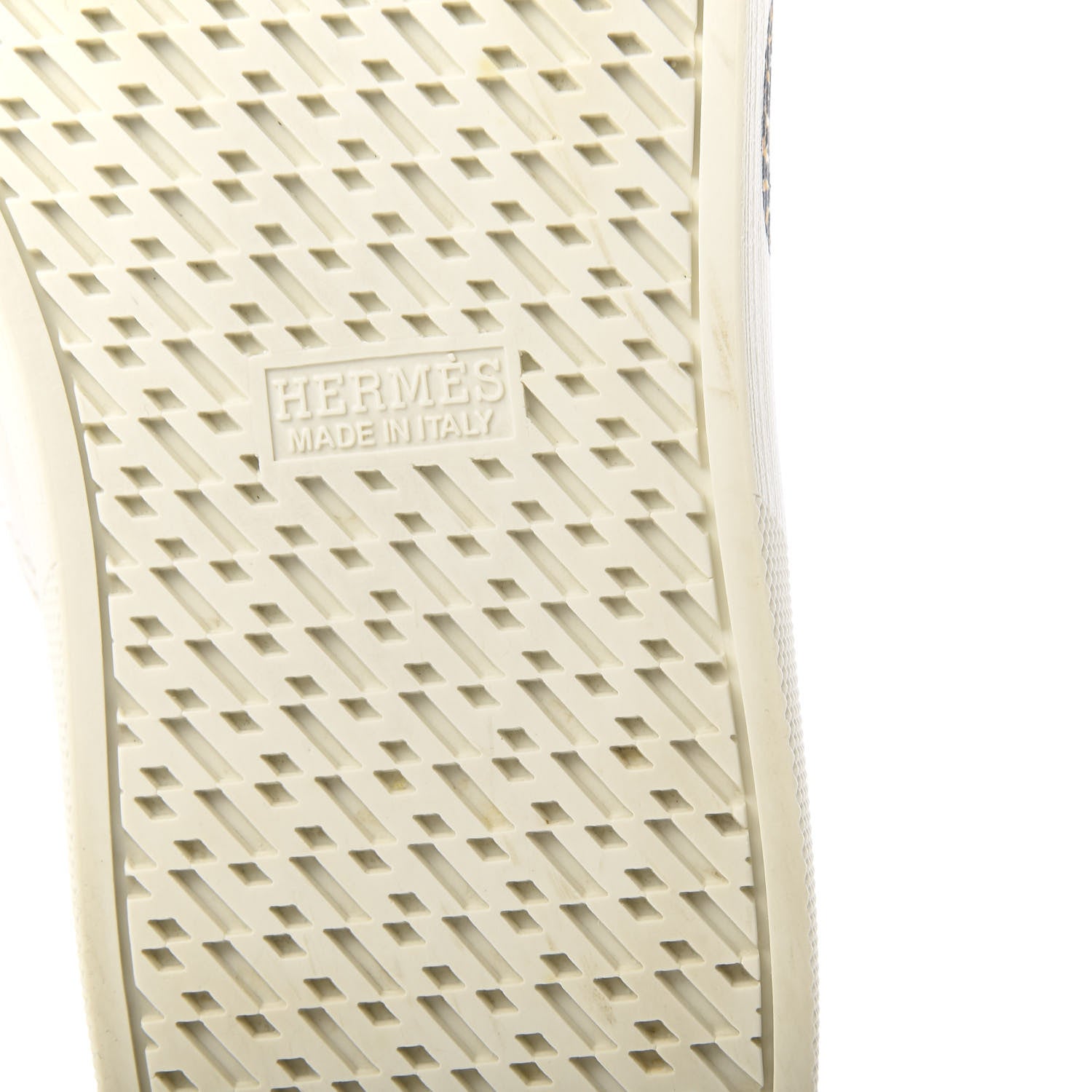 Hermes Calfskin Jungle Love Womens Quicker Sneakers 37.5 White Multicolor 8 of 10