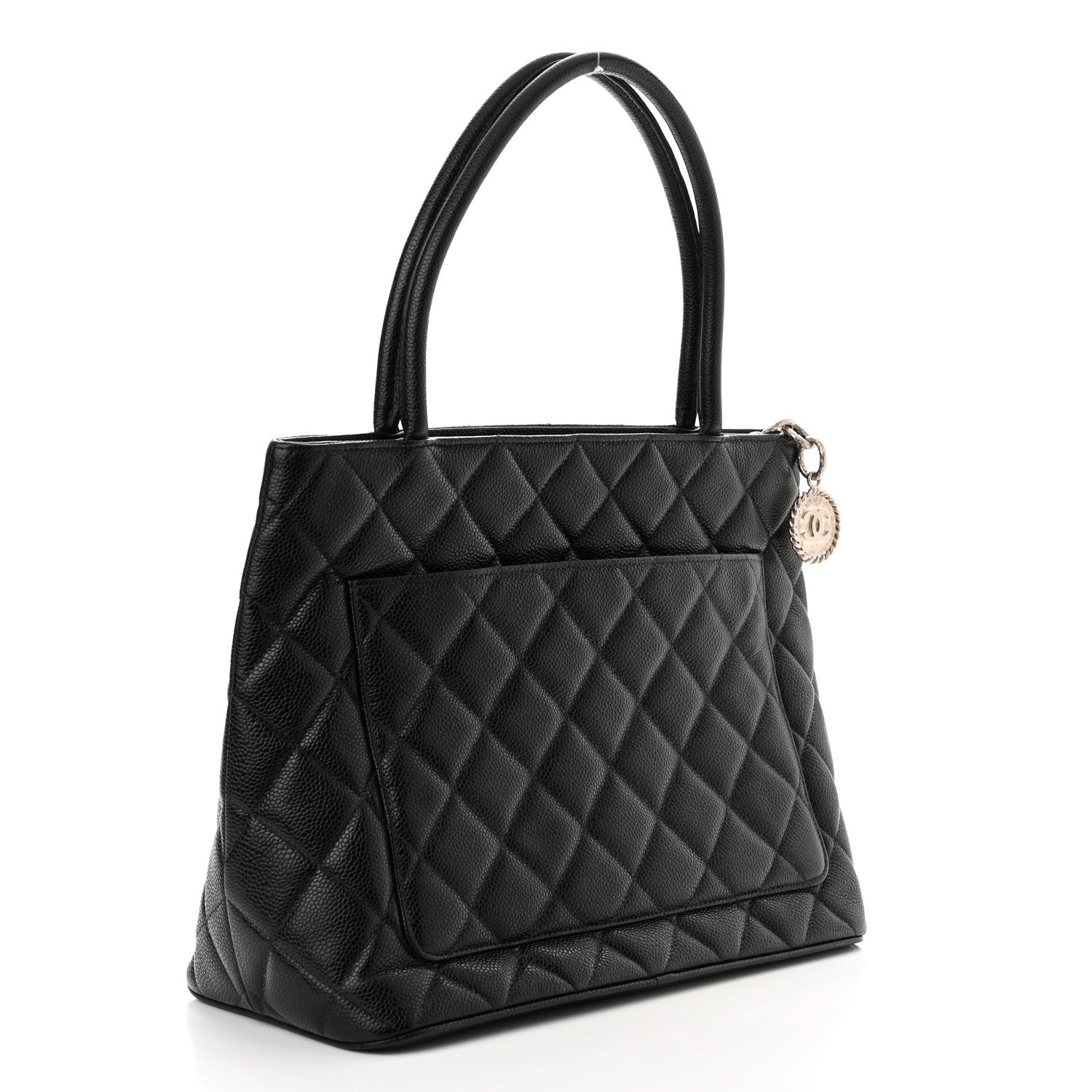 Chanel Caviar Quilted Medallion Tote Black 3 of 10