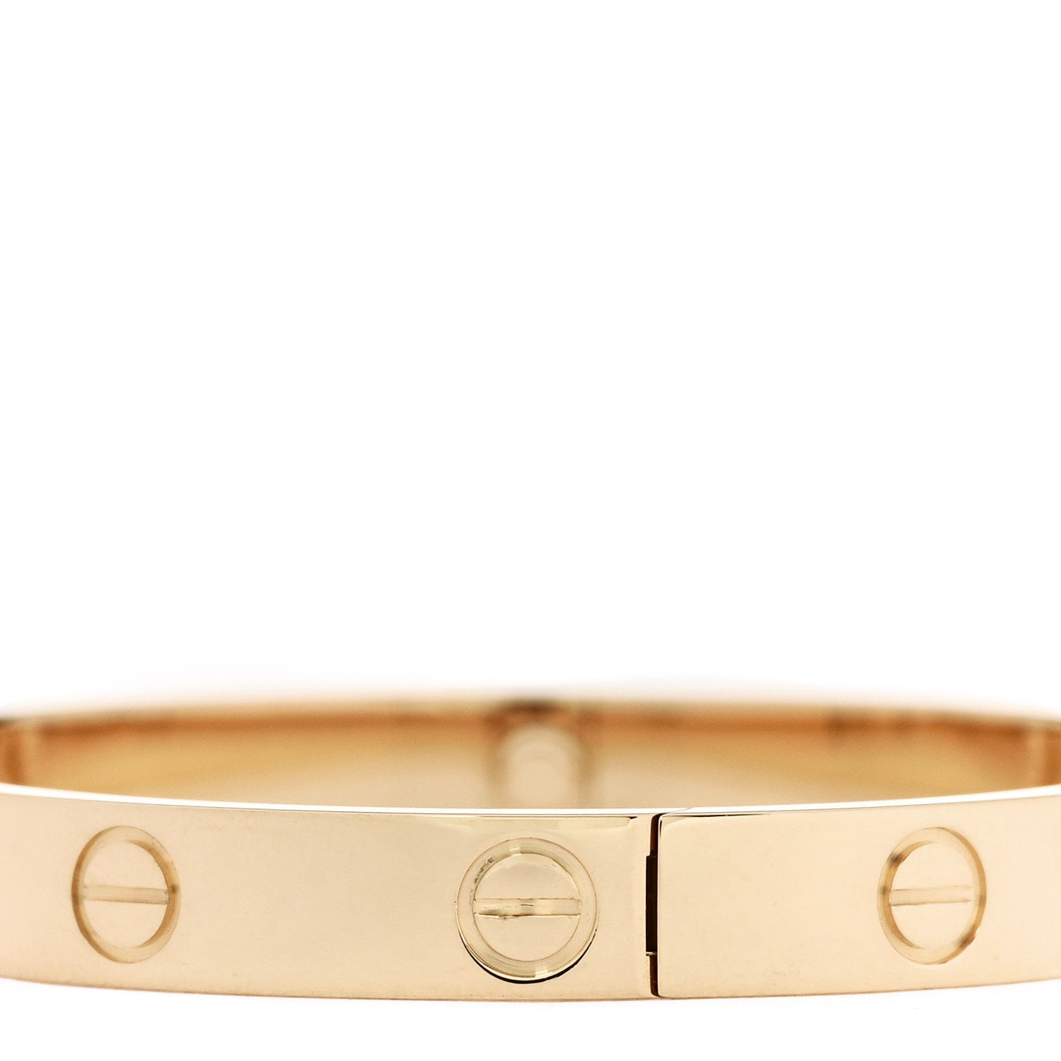 Cartier 18K Yellow Gold LOVE Single Screw Bracelet 16 5 of 9