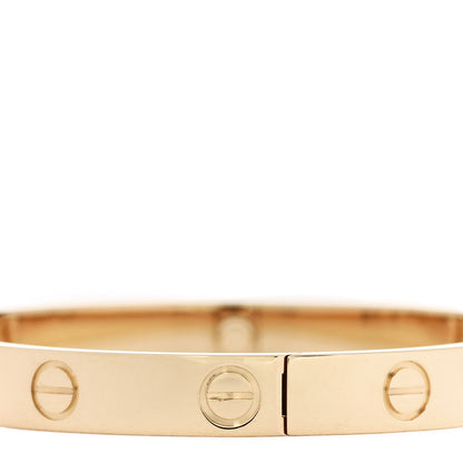 Cartier 18K Yellow Gold LOVE Single Screw Bracelet 16 5 of 9