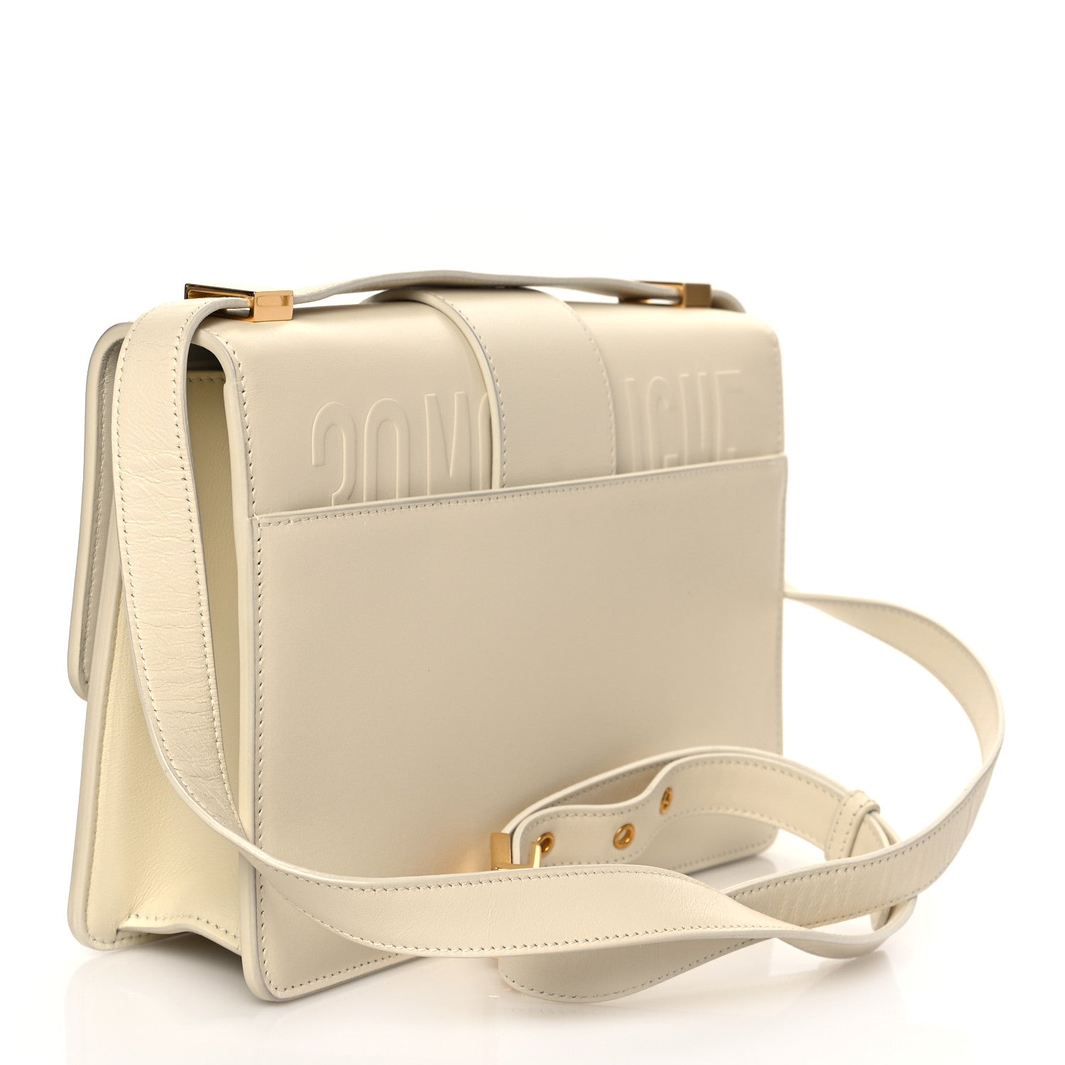 Christian Dior Box Calfskin 30 Montaigne Flap Bag Latte 3 of 11