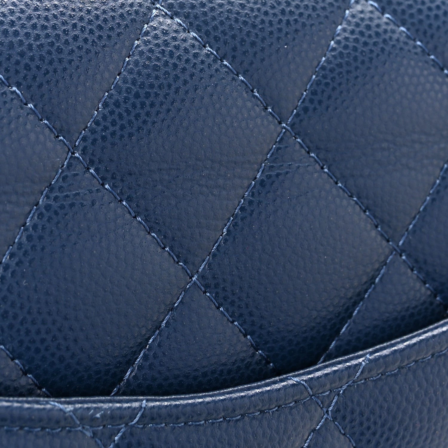 Chanel Caviar Quilted Small Double Flap Navy 11 of 11