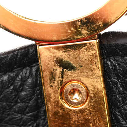 Louis Vuitton Taurillon Capucines PM Black 10 of 14