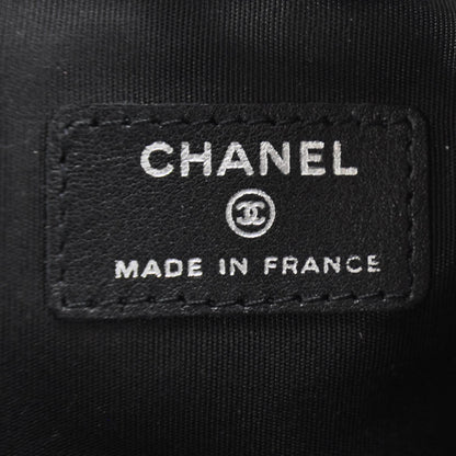 Chanel Caviar CC Flat Cosmetic Pouch Black 9 of 10